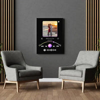 Personalizuotas Spotify muzikos grotuvas ant drobės su jūsų nuotrauka, daina ir spotify kodu  Drobe -  dovanokis.lt