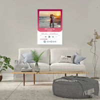 Personalizuotas Spotify muzikos grotuvas ant drobės su jūsų nuotrauka, daina ir spotify kodu  Drobe -  dovanokis.lt