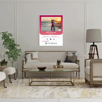 Personalizuotas Spotify muzikos grotuvas ant drobės su jūsų nuotrauka, daina ir spotify kodu  Drobe -  dovanokis.lt