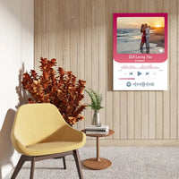 Personalizuotas Spotify muzikos grotuvas ant drobės su jūsų nuotrauka, daina ir spotify kodu  Drobe -  dovanokis.lt