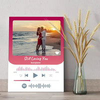 Personalizuotas Spotify muzikos grotuvas ant drobės su jūsų nuotrauka, daina ir spotify kodu  Drobe -  dovanokis.lt