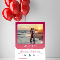 Personalizuotas Spotify muzikos grotuvas ant drobės su jūsų nuotrauka, daina ir spotify kodu  Drobe -  dovanokis.lt