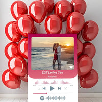 Personalizuotas Spotify muzikos grotuvas ant drobės su jūsų nuotrauka, daina ir spotify kodu  Drobe -  dovanokis.lt