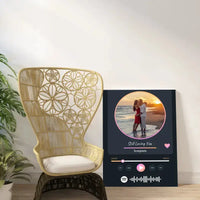 Personalizuotas Spotify muzikos grotuvas ant drobės su jūsų nuotrauka, daina ir spotify kodu  Drobe -  dovanokis.lt