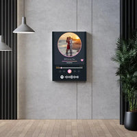 Personalizuotas Spotify muzikos grotuvas ant drobės su jūsų nuotrauka, daina ir spotify kodu  Drobe -  dovanokis.lt