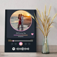 Personalizuotas Spotify muzikos grotuvas ant drobės su jūsų nuotrauka, daina ir spotify kodu  Drobe -  dovanokis.lt