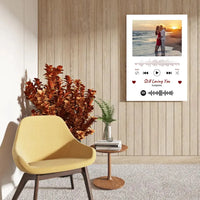 Personalizuotas Spotify muzikos grotuvas ant drobės su jūsų nuotrauka, daina ir spotify kodu  Drobe -  dovanokis.lt