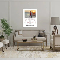 Personalizuotas Spotify muzikos grotuvas ant drobės su jūsų nuotrauka, daina ir spotify kodu  Drobe -  dovanokis.lt