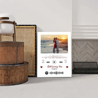 Personalizuotas Spotify muzikos grotuvas ant drobės su jūsų nuotrauka, daina ir spotify kodu  Drobe -  dovanokis.lt