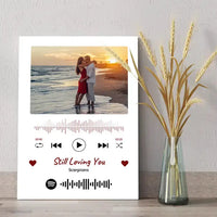 Personalizuotas Spotify muzikos grotuvas ant drobės su jūsų nuotrauka, daina ir spotify kodu  Drobe -  dovanokis.lt