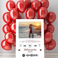 Personalizuotas Spotify muzikos grotuvas ant drobės su jūsų nuotrauka, daina ir spotify kodu  Drobe -  dovanokis.lt