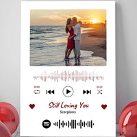 Personalizuotas Spotify muzikos grotuvas ant drobės su jūsų nuotrauka, daina ir spotify kodu  Drobe -  dovanokis.lt