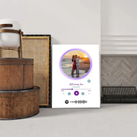 Personalizuotas Spotify muzikos grotuvas ant drobės su jūsų nuotrauka, daina ir spotify kodu  Drobe -  dovanokis.lt