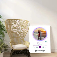 Personalizuotas Spotify muzikos grotuvas ant drobės su jūsų nuotrauka, daina ir spotify kodu  Drobe -  dovanokis.lt