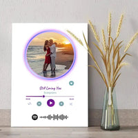 Personalizuotas Spotify muzikos grotuvas ant drobės su jūsų nuotrauka, daina ir spotify kodu  Drobe -  dovanokis.lt