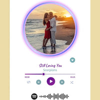 Personalizuotas Spotify muzikos grotuvas ant drobės su jūsų nuotrauka, daina ir spotify kodu  Drobe -  dovanokis.lt