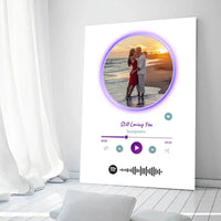 Personalizuotas Spotify muzikos grotuvas ant drobės su jūsų nuotrauka, daina ir spotify kodu  Drobe -  dovanokis.lt