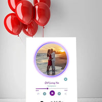 Personalizuotas Spotify muzikos grotuvas ant drobės su jūsų nuotrauka, daina ir spotify kodu  Drobe -  dovanokis.lt