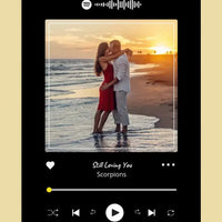 Personalizuotas Spotify muzikos grotuvas ant drobės su jūsų nuotrauka, daina ir spotify kodu  Drobe -  dovanokis.lt