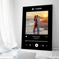 Personalizuotas Spotify muzikos grotuvas ant drobės su jūsų nuotrauka, daina ir spotify kodu  Drobe -  dovanokis.lt