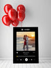 Personalizuotas Spotify muzikos grotuvas ant drobės su jūsų nuotrauka, daina ir spotify kodu