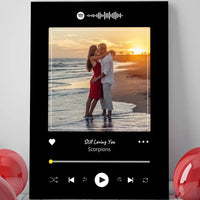 Personalizuotas Spotify muzikos grotuvas ant drobės su jūsų nuotrauka, daina ir spotify kodu  Drobe -  dovanokis.lt