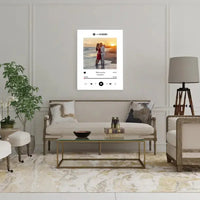 Personalizuotas Spotify muzikos grotuvas ant drobės su jūsų nuotrauka, daina ir spotify kodu  Drobe -  dovanokis.lt