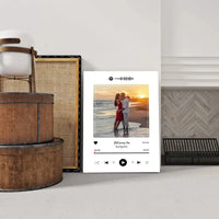 Personalizuotas Spotify muzikos grotuvas ant drobės su jūsų nuotrauka, daina ir spotify kodu  Drobe -  dovanokis.lt