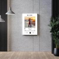 Personalizuotas Spotify muzikos grotuvas ant drobės su jūsų nuotrauka, daina ir spotify kodu  Drobe -  dovanokis.lt
