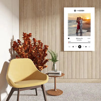 Personalizuotas Spotify muzikos grotuvas ant drobės su jūsų nuotrauka, daina ir spotify kodu  Drobe -  dovanokis.lt