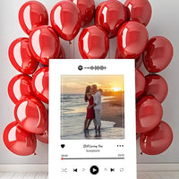 Personalizuotas Spotify muzikos grotuvas ant drobės su jūsų nuotrauka, daina ir spotify kodu  Drobe -  dovanokis.lt