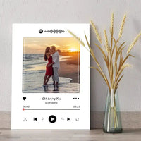 Personalizuotas Spotify muzikos grotuvas ant drobės su jūsų nuotrauka, daina ir spotify kodu  Drobe -  dovanokis.lt