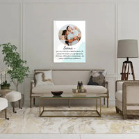 Personalizuotas šeimos spaudinys ant drobės su jūsų nuotrauka  Drobe -  dovanokis.lt