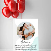 Personalizuotas šeimos spaudinys ant drobės su jūsų nuotrauka  Drobe -  dovanokis.lt