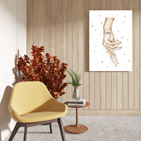 Personalizuota "Mama ir 1-4 vaikai susikibę už rankų" iliustracija ant drobės, Motinos Rankos, Naujagimio iliustracija, Menas, Laikydami rankas, Šeimos rankos  Drobe -  dovanokis.lt