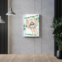 Personalizuota "Šeima ir 1-4 vaikai susikibę už rankų" iliustracija, Kalėdine iliustracija, Motinos Rankos, Naujagimio iliustracija, Menas, Laikydami rankas, Šeimos rankos  Drobe -  dovanokis.lt