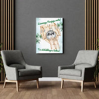 Personalizuota "Šeima ir 1-4 vaikai susikibę už rankų" iliustracija, Kalėdine iliustracija, Motinos Rankos, Naujagimio iliustracija, Menas, Laikydami rankas, Šeimos rankos  Drobe -  dovanokis.lt