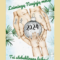 Personalizuota "Šeima ir 1-4 vaikai susikibę už rankų" iliustracija, Kalėdine iliustracija, Motinos Rankos, Naujagimio iliustracija, Menas, Laikydami rankas, Šeimos rankos  Drobe -  dovanokis.lt