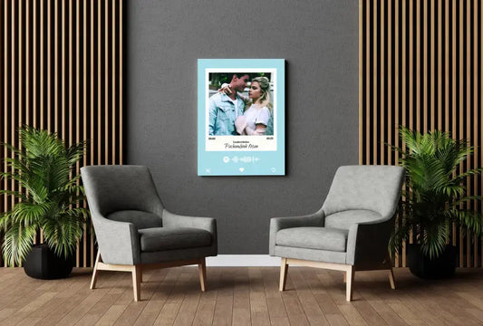 Personalizuotas Spotify muzikos grotuvas ant drobės su jūsų daina ir spotify kodu  Drobe -  dovanokis.lt