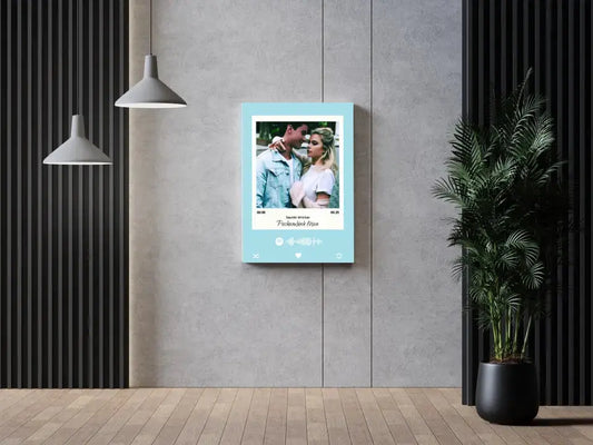 Personalizuotas Spotify muzikos grotuvas ant drobės su jūsų daina ir spotify kodu  Drobe -  dovanokis.lt