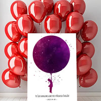 Personalizuotas vaikiškas žvaigždžių žemėlapis mergaitei ant drobės  Drobe -  dovanokis.lt