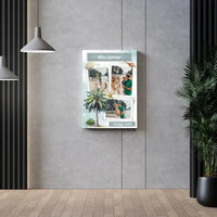 Personalizuotas mūsų šeimos atostogos spaudinys ant drobės  Drobe -  dovanokis.lt