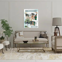 Personalizuotas mūsų šeimos atostogos spaudinys ant drobės  Drobe -  dovanokis.lt