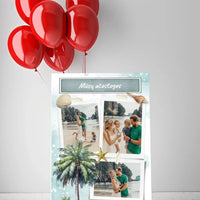 Personalizuotas mūsų šeimos atostogos spaudinys ant drobės  Drobe -  dovanokis.lt