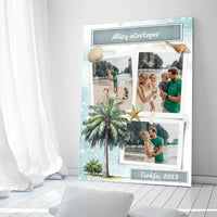 Personalizuotas mūsų šeimos atostogos spaudinys ant drobės  Drobe -  dovanokis.lt