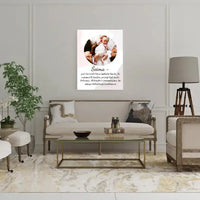 Personalizuotas šeimos iliustracijos spaudinys, su jūsų nuotrauka  Drobe -  dovanokis.lt