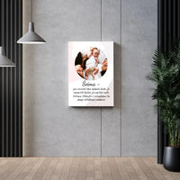 Personalizuotas šeimos iliustracijos spaudinys, su jūsų nuotrauka  Drobe -  dovanokis.lt