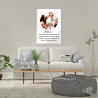 Personalizuotas šeimos iliustracijos spaudinys, su jūsų nuotrauka  Drobe -  dovanokis.lt