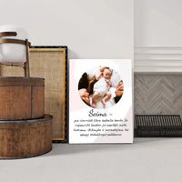 Personalizuotas šeimos iliustracijos spaudinys, su jūsų nuotrauka  Drobe -  dovanokis.lt