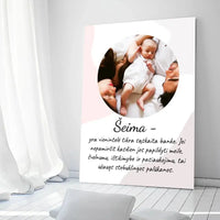 Personalizuotas šeimos iliustracijos spaudinys, su jūsų nuotrauka  Drobe -  dovanokis.lt